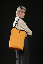 Cabas Réversible "Concorde" - Orange & Noir - R.TOWN