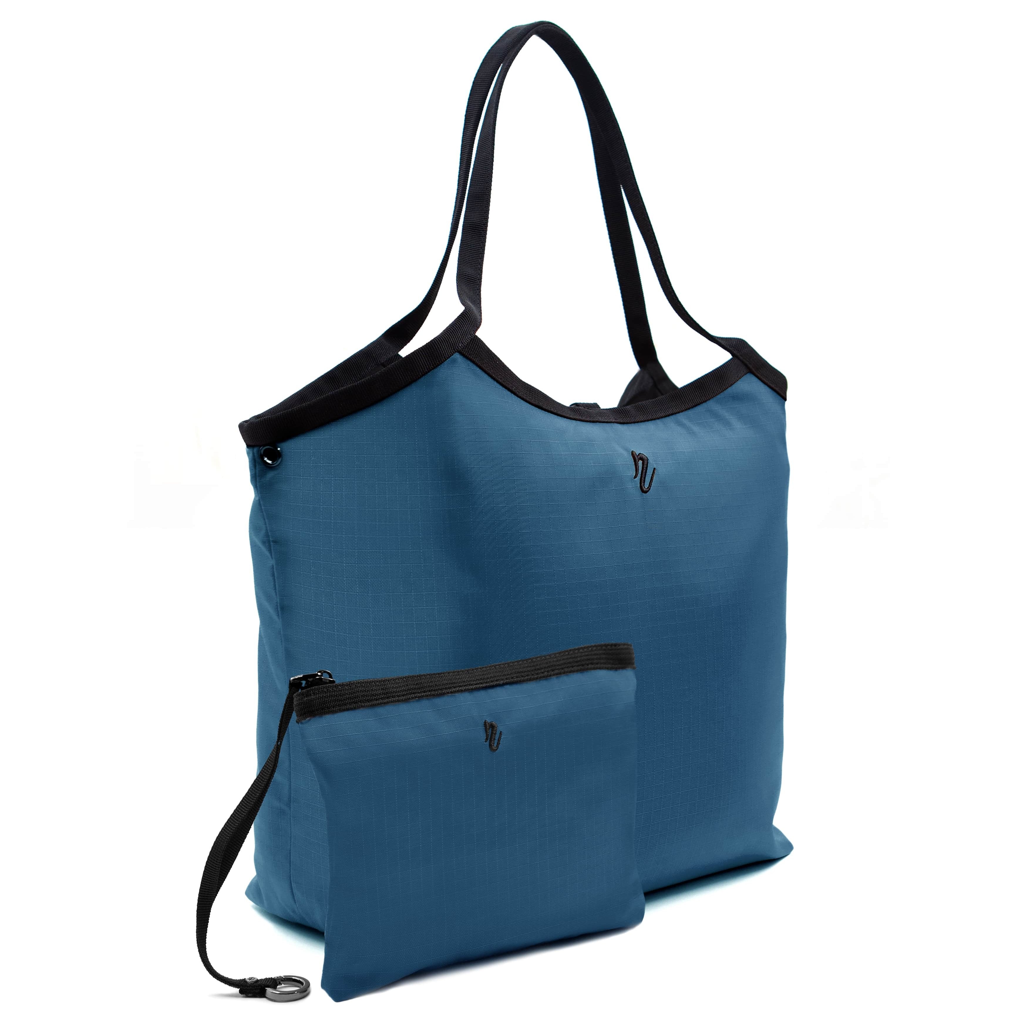 Cabas Réversible "Trocadéro" Navy & Noir