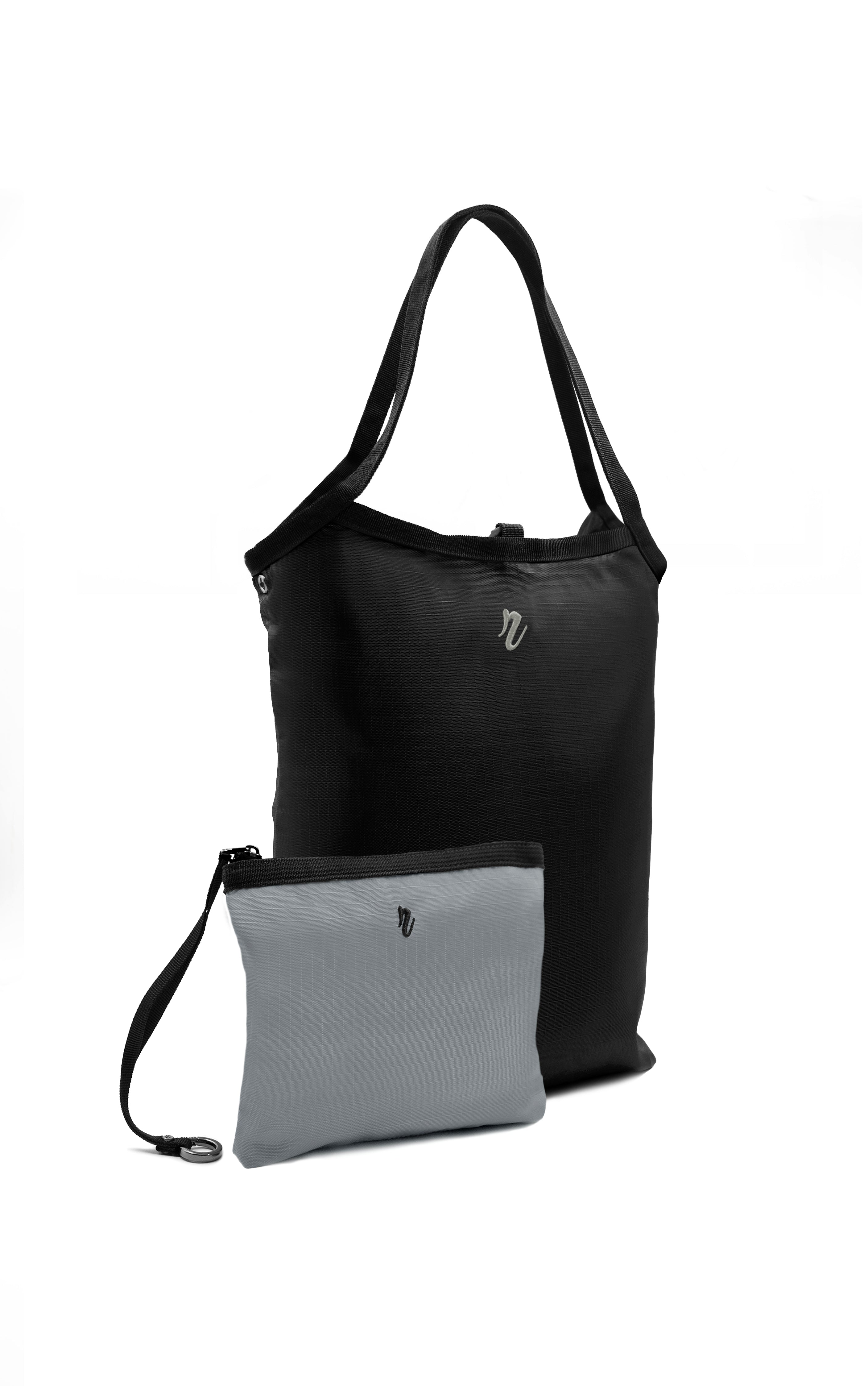 Cabas Réversible "Concorde" - Gris & Noir - R.TOWN
