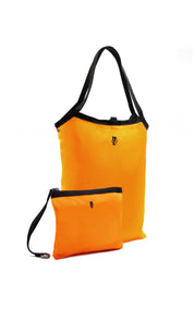 Cabas Réversible "Concorde" - Orange & Noir - R.TOWN
