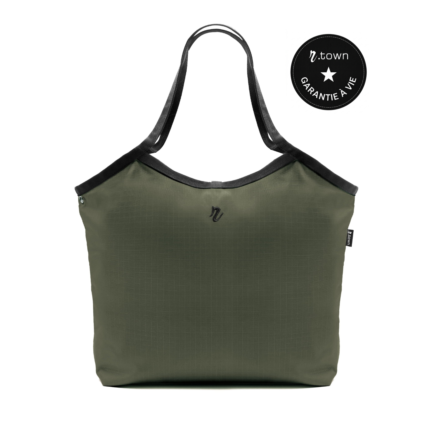 Cabas Réversible « Trocadéro » - Khaki & Noir