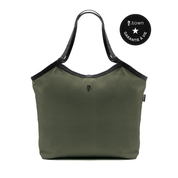 Bolso Tote Reversible “Trocadéro” - Caqui y Negro 