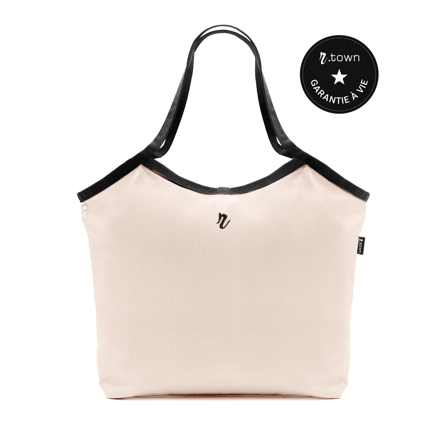 Cabas Réversible "Trocadéro" - Beige & Noir