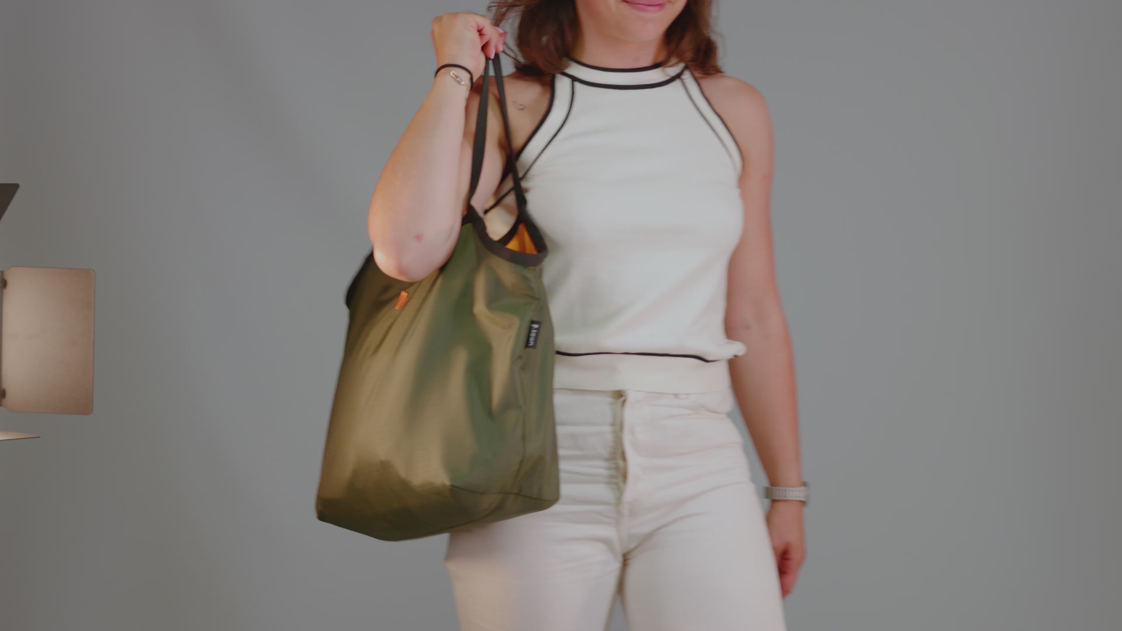 Cabas Réversible "Trocadéro" - Beige & Noir