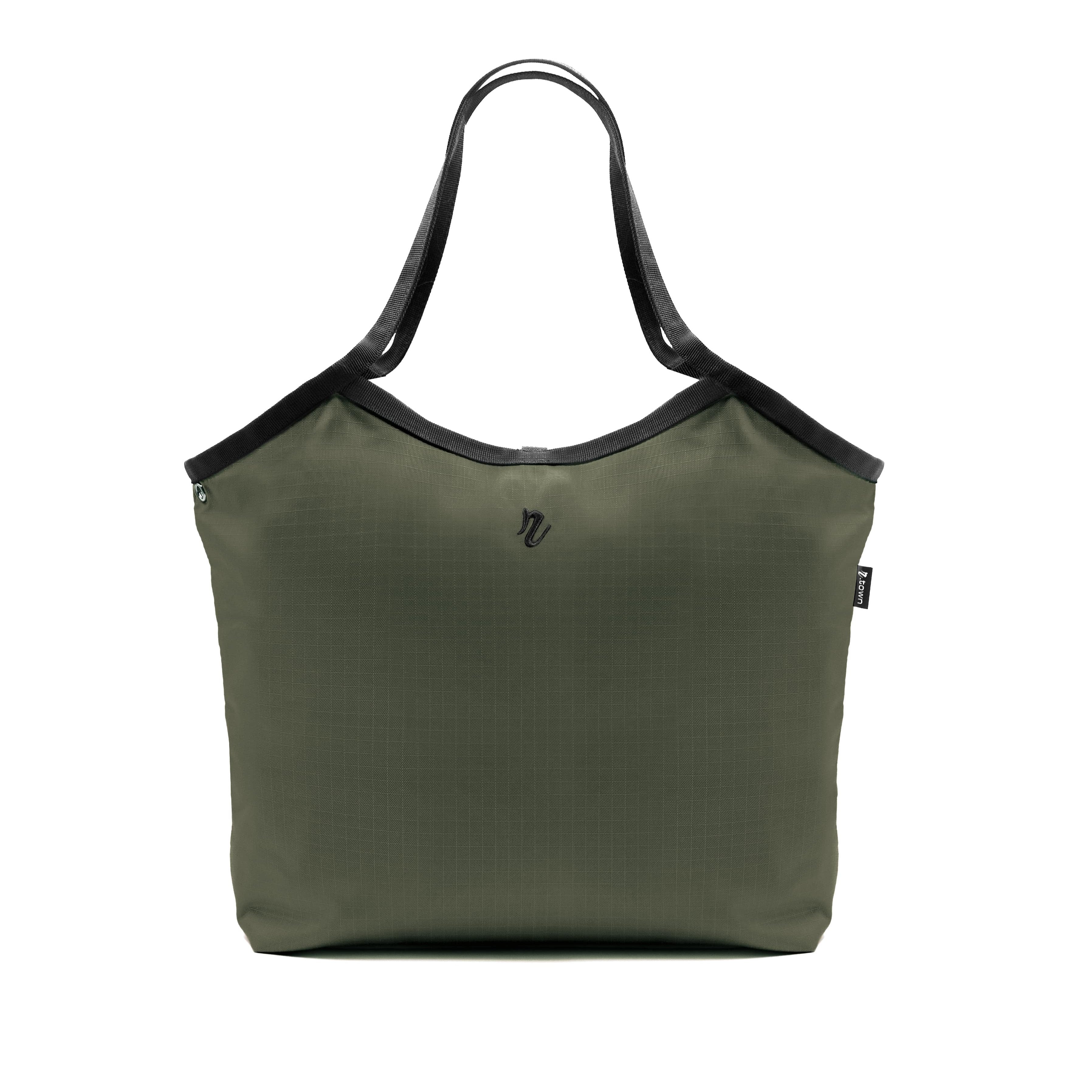 sac Cabas Réversible « Trocadéro »  Kaki et Noir
