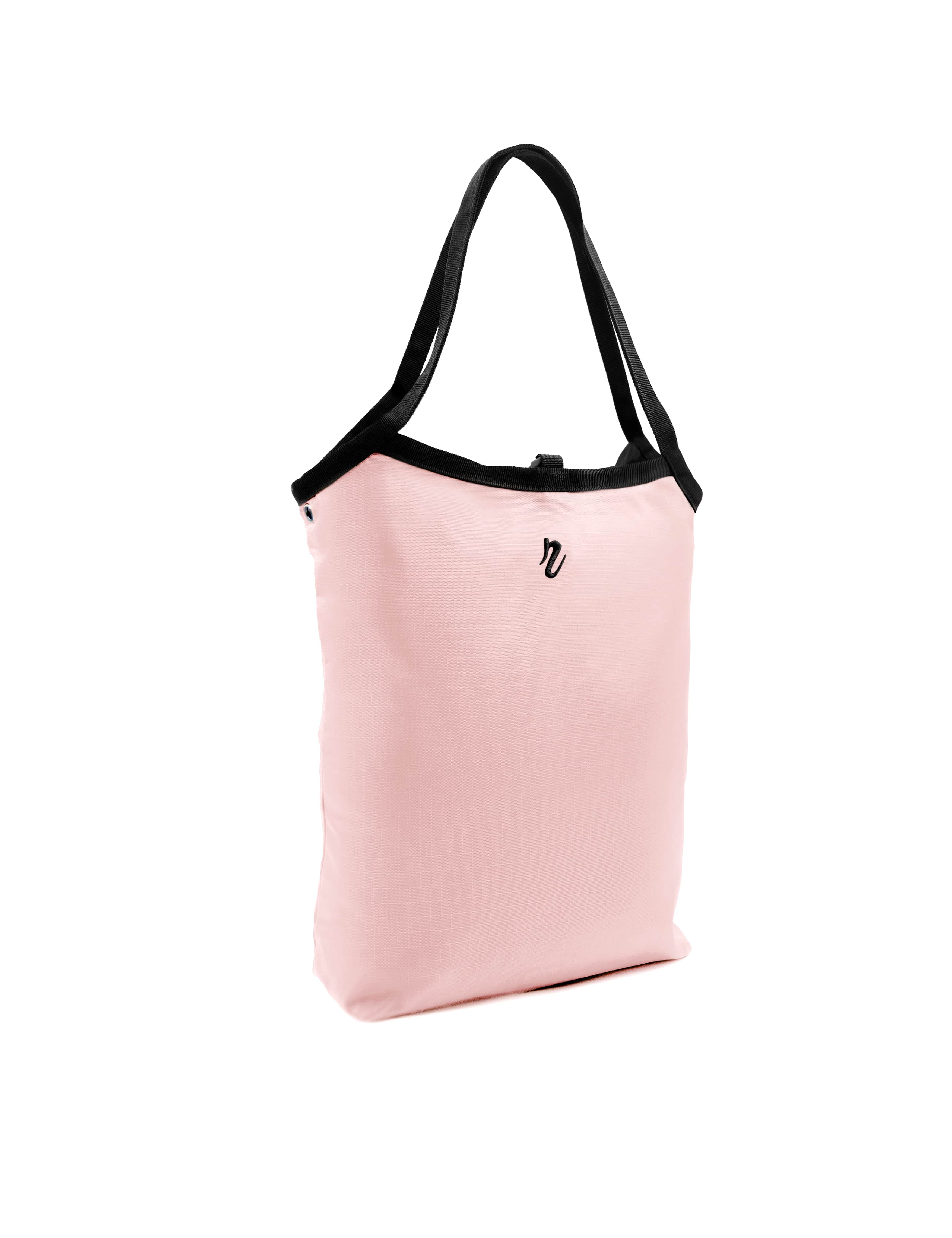 sac cabas réversible verticale rose 