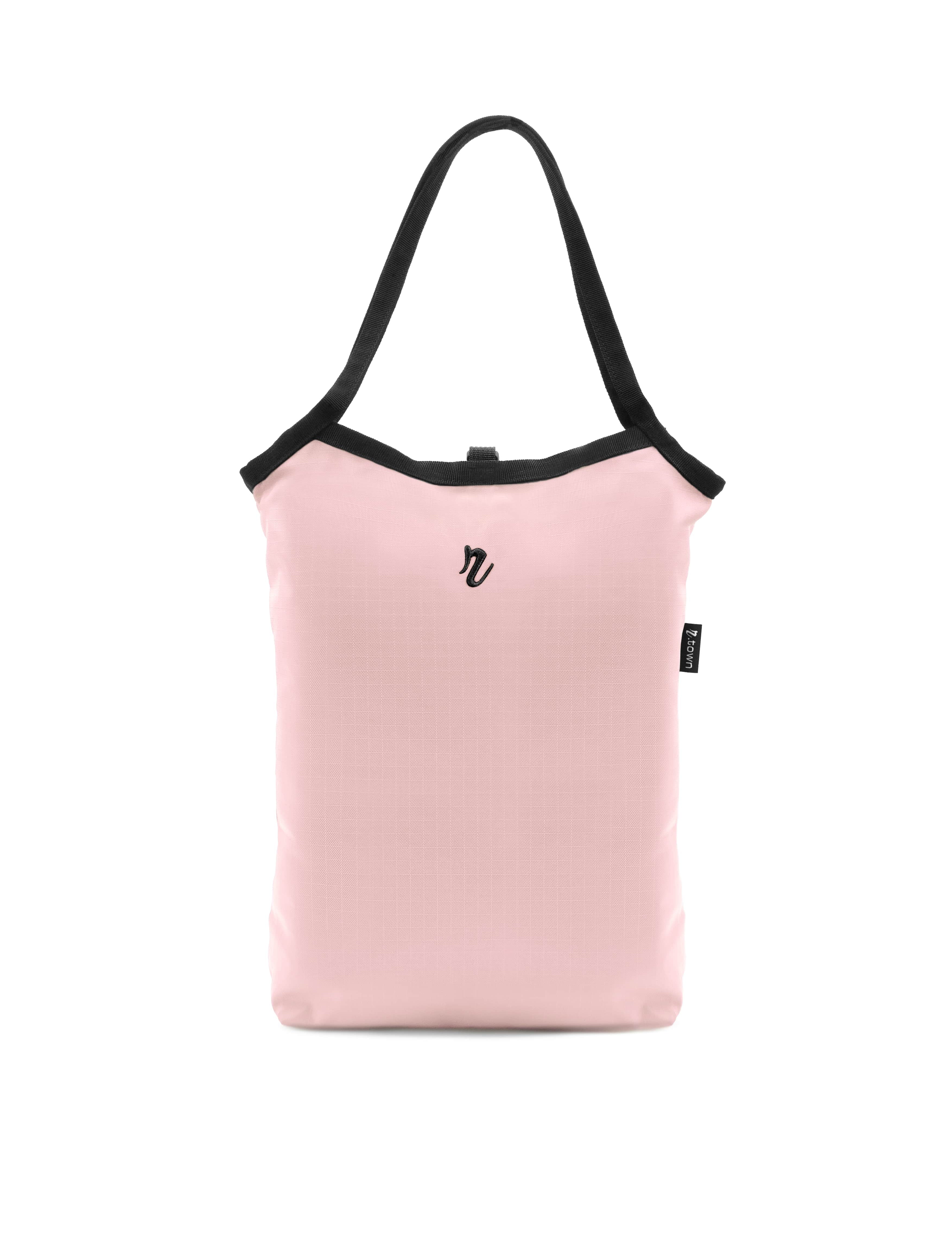 sac cabas réversible verticale rose 
