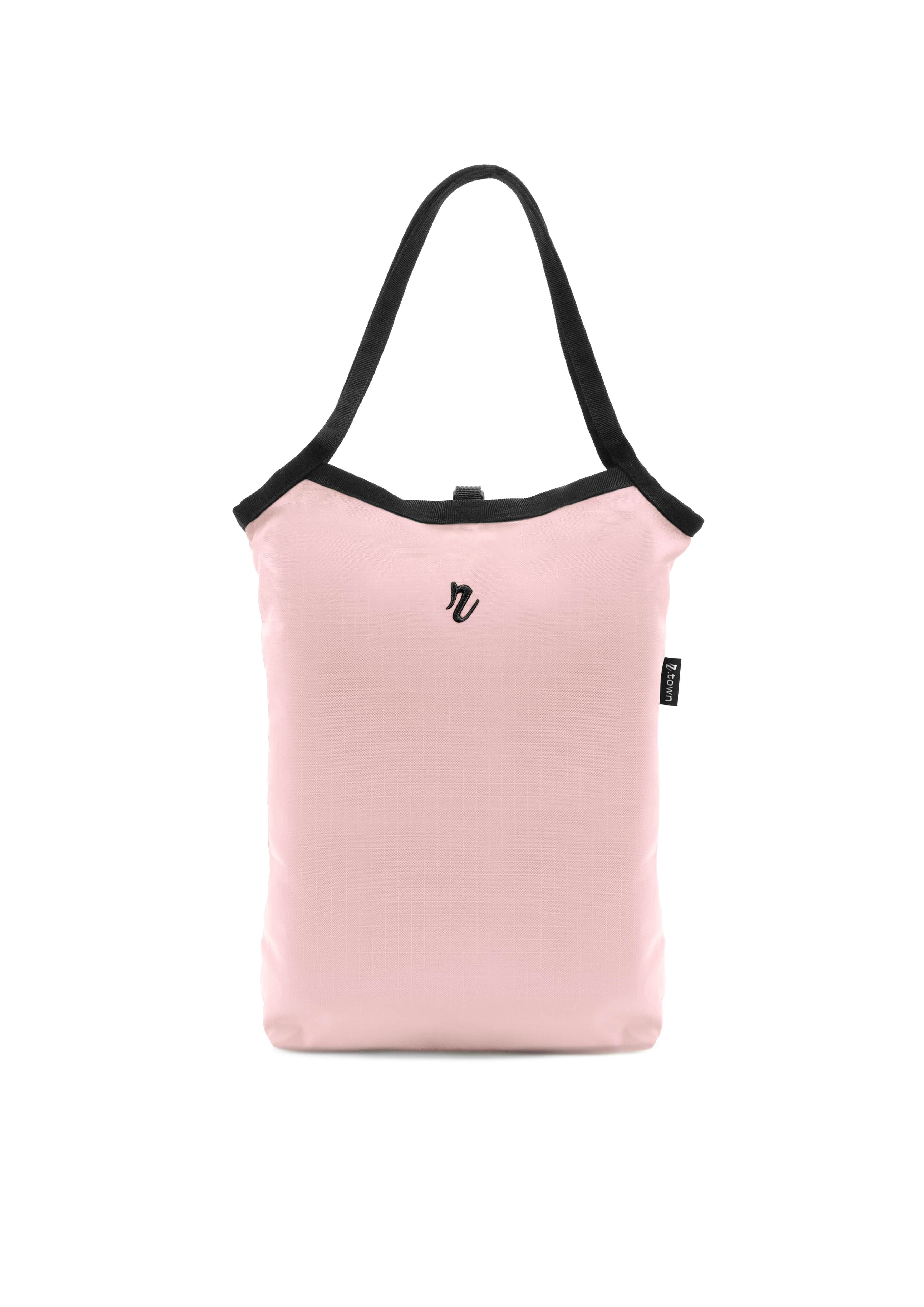 sac cabas réversible verticale rose 